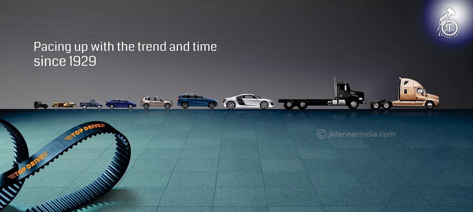 JK Fenner brand campaign creative